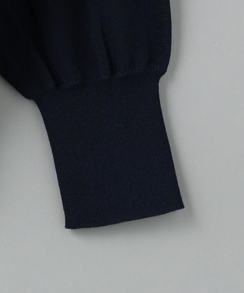 WORK TRIP OUTFITS GREEN LABEL RELAXING（ワークトリップアウトフィッツグリーンレーベル リラクシング）の「【WORK TRIP OUTFITS】★WTO D 天竺 Vネックカーディガン（カーディガン/ボレロ・レディース・ライトピンク/ライム/ネイビー/ホワイト・FREE）」の8枚目の写真