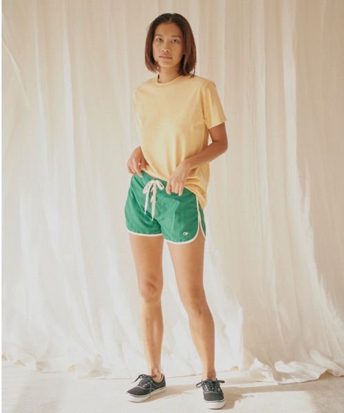 Ocean Pacific(オーシャンパシフィック)の「【OP/オーピー】レディース 半袖 ロゴTシャツ サーフ シンプル(Tシャツ/カットソー・レディース・ブラック/ホワイト/イエロー・FREE)」の4枚目の写真