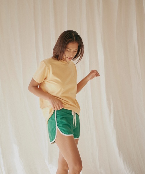 Ocean Pacific(オーシャンパシフィック)の「【OP/オーピー】レディース 半袖 ロゴTシャツ サーフ シンプル(Tシャツ/カットソー・レディース・ブラック/ホワイト/イエロー・FREE)」の6枚目の写真