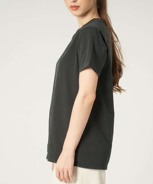 Ocean Pacific(オーシャンパシフィック)の「【OP/オーピー】レディース 半袖 ロゴTシャツ サーフ シンプル(Tシャツ/カットソー・レディース・ブラック/ホワイト/イエロー・FREE)」の9枚目の写真