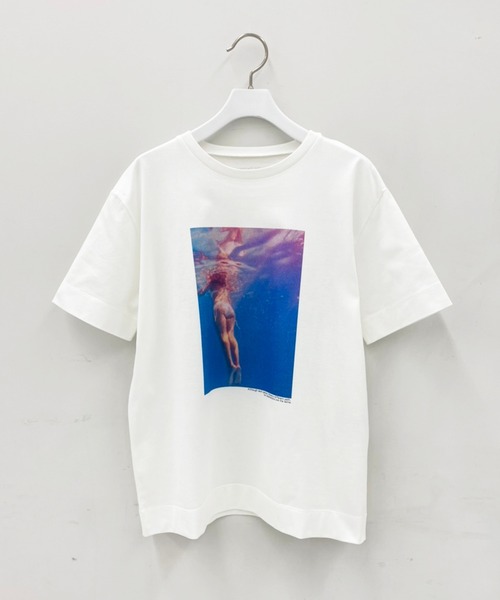【極美品】　STUDIOUS mellowフォトプリントTシャツ STUDIOUS（ステュディオス）の「【STUDIOUS】mellowフォト