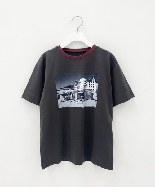 【極美品】　STUDIOUS mellowフォトプリントTシャツ STUDIOUS（ステュディオス）の「【STUDIOUS】mellowフォト