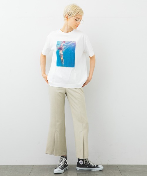 【極美品】　STUDIOUS mellowフォトプリントTシャツ STUDIOUS（ステュディオス）の「【STUDIOUS】mellowフォト