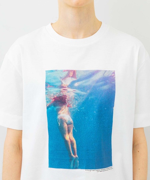 【極美品】　STUDIOUS mellowフォトプリントTシャツ STUDIOUS（ステュディオス）の「【STUDIOUS】mellowフォト