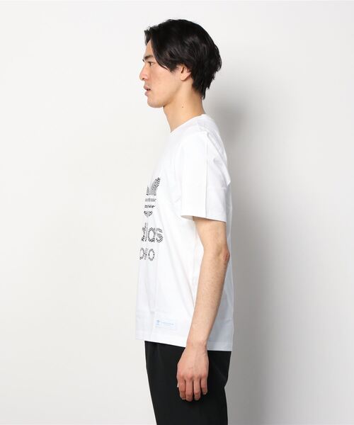adidas（アディダス）の「adidas アディダス トレフォイル トーキョー Tシャツ TREFOIL TOKYO TEE (WHITE/BLACK)（Tシャツ/カットソー・メンズ・ホワイト・O/XO/S/M/XS/L）」の2枚目の写真