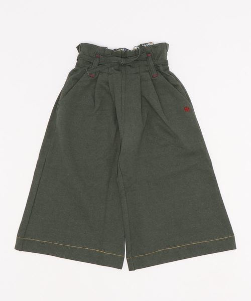 RAGMART（ラグマート）の「ニットデニムキュロット（デニムパンツ・キッズ・ネイビー/カーキ・110cm/100cm/130cm/120cm）」の9枚目の写真