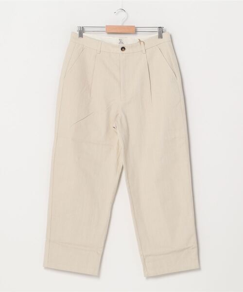 Revo.（レボ）の「【Revo.】スラブツイル ワイドパンツ/メンズ（その他パンツ・メンズ・ブラック/アイボリー/ベージュ・M/L）」の2枚目の写真