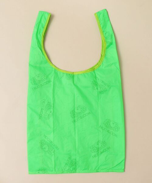 FRUIT OF THE LOOM(フルーツオブザルーム)の「FRUIT OF THE LOOM: パッカブル ナイロン ショップ バッグ (エコバッグ)(エコバッグ/サブバッグ・メンズ・ネイビー/パープル/ダークグレー/レッド/ライトグリーン/ホワイト・ONE SIZE)」の3枚目の写真