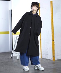 act'm | act'm ビッグシルエット ドルマンコート-2020 A/W NEW ITEM-(ステンカラーコート)