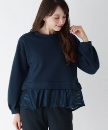 ITS'DEMO（イッツデモ）の「ラメスムースレイヤードプルオーバー（Tシャツ/カットソー）」