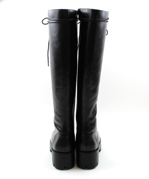 VIVIAN（ヴィヴィアン）の「厚底レースアップロングブーツ（ブーツ・レディース・ブラック・LL/M/L）」の5枚目の写真