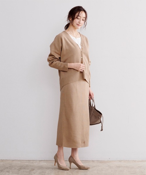 セール ｶｰﾃﾞｨｶﾞﾝ ﾀｲﾄｽｶｰﾄﾆｯﾄｾｯﾄｱｯﾌﾟ セットアップ Ur S ユアーズ のファッション通販 Zozotown