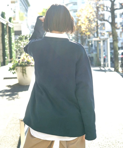 Blue Standard (ブルースタンダード)の「【BLUE STANDARD】裏フリースボタンカーディガン 裏起毛(カーディガン/ボレロ・メンズ・レンガ/ブラウン系その他/ネイビー/チャコールグレー・X-LARGE/MEDIUM/LARGE)」の19枚目の写真