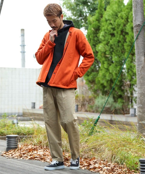 Blue Standard (ブルースタンダード)の「【BLUE STANDARD】裏フリースボタンカーディガン 裏起毛(カーディガン/ボレロ・メンズ・レンガ/ブラウン系その他/ネイビー/チャコールグレー・X-LARGE/MEDIUM/LARGE)」の21枚目の写真
