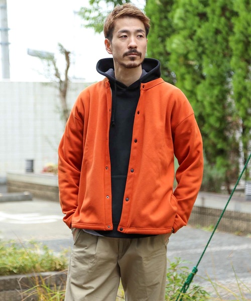 Blue Standard (ブルースタンダード)の「【BLUE STANDARD】裏フリースボタンカーディガン 裏起毛(カーディガン/ボレロ・メンズ・レンガ/ブラウン系その他/ネイビー/チャコールグレー・X-LARGE/MEDIUM/LARGE)」の22枚目の写真
