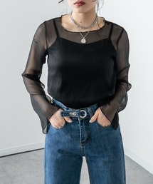 RASVOA | 【セット商品】シアートップスキャミセット(Tシャツ/カットソー)