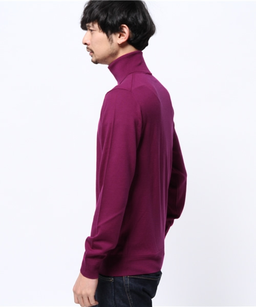 UNITED ARROWS（ユナイテッドアローズ）の「＜BOW＆ARROWS(ボウ アンド アローズ）＞ 16ゲージ タートルネック(201410/OCS)◆（ニット/セーター・メンズ・オフホワイト/ブラック/ネイビー/パープル/ロイヤルブルー・SMALL/MEDIUM/LARGE）」の7枚目の写真