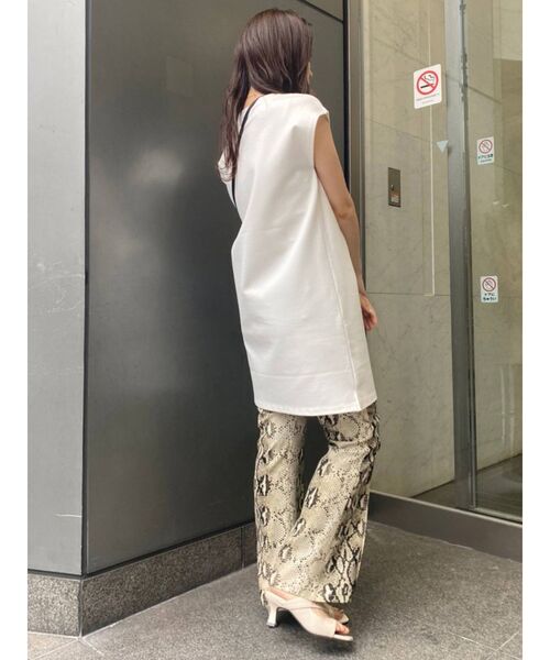 MURUA(ムルーア)の「ピンタックシアーパンツ(スラックス・レディース・ブラック/ライトグリーン/アイボリー/その他1・1/2)」の16枚目の写真