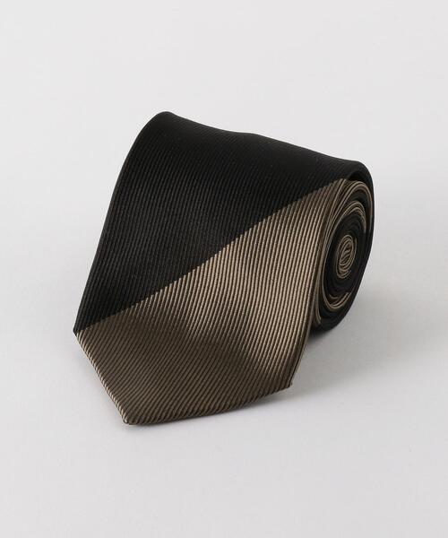 究極美品　ニッキー　ネクタイ　ブラック×グレー　ストライプ ☆ [ ニッキー ] NICKY 8.0 ストライプ ネクタイ