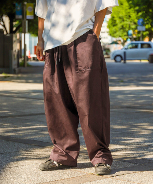 バルーンボンテージパンツ　ワイドパンツ　サイズフリー MinoriTY パンツ 「MinoriTY」スーパーワイドタックバルーン