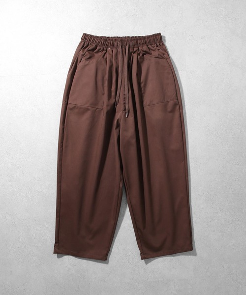 ZIP FIVE（ジップファイブ）の「【ZIP FIVE】極太バルーンワイドイージーパンツ【サイズフリー】（その他パンツ・メンズ・ブラック/ベージュ/パープル/ネイビー/ブラウン/カーキ/ブルー/グリーン/アイボリー/ライトベージュ/ブルー系・FREE）」の14枚目の写真