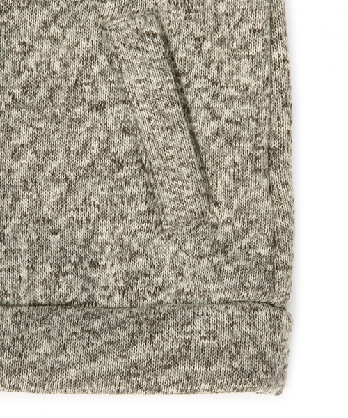 green label relaxing（グリーンレーベルリラクシング）の「【KIDS】ウラキモウ ショールカラー（ブルゾン・キッズ・グレー/ネイビー・135/125/115/105/95）」の6枚目の写真