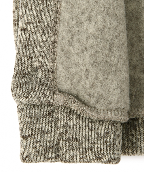 green label relaxing（グリーンレーベルリラクシング）の「【KIDS】ウラキモウ ショールカラー（ブルゾン・キッズ・グレー/ネイビー・135/125/115/105/95）」の3枚目の写真