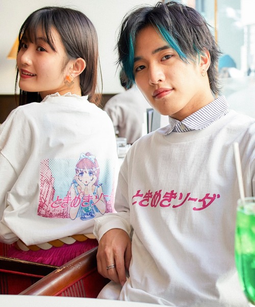 RETRO TOKYO（RETRO TOKYO）の「【TikToker×WEGO限定コラボ】オーバーサイズ イラストプリント L/Sカットソー（Tシャツ/カットソー・メンズ・ホワイト/ブラック/ブルー・FREE）」の4枚目の写真