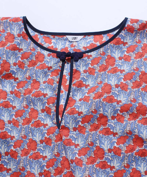 l'atelier du savon(アトリエドサボン)の「liberty clementina オーバーチャイナドレス(ワンピース・レディース・ブルー/グリーン・FREE)」の18枚目の写真