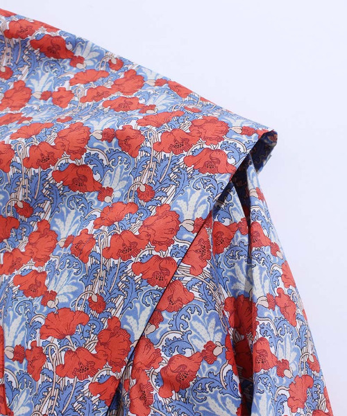 l'atelier du savon(アトリエドサボン)の「liberty clementina オーバーチャイナドレス(ワンピース・レディース・ブルー/グリーン・FREE)」の14枚目の写真