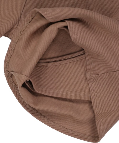 SPINNS（スピンズ）の「リブ切り替え肩開きカットソー（Tシャツ/カットソー・レディース・ブラック/アイボリー/モカ・ONESIZE）」の14枚目の写真