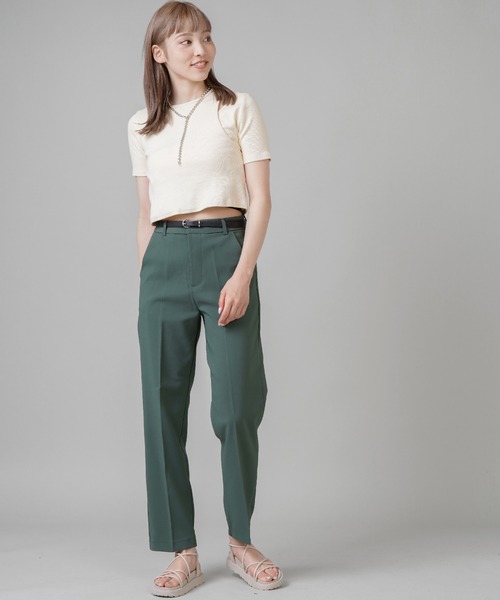 SPINNS（スピンズ）の「リブ切り替え肩開きカットソー（Tシャツ/カットソー・レディース・ブラック/アイボリー/モカ・ONESIZE）」の16枚目の写真