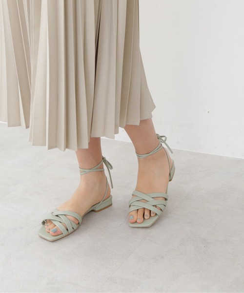 JILL by JILL STUART（ジルバイジルスチュアート）の「◇チューブサンダル（サンダル・レディース・ライトグリーン/ブラウン/ホワイト・MEDIUM/SMALL/LARGE）」の3枚目の写真