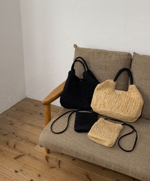 ReNorm（リノーム）の「ﾗﾌｨｱｻｺｯｼｭ（ショルダーバッグ・レディース・ベージュ/ブラック・フリー）」の9枚目の写真