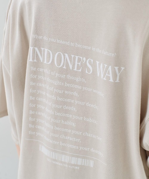 cepo（セポ）の「バックロゴプリント　スリットビッグＴｅｅ（Tシャツ/カットソー・レディース・ホワイト系/グレー/チャコール/オレンジ・M）」の20枚目の写真