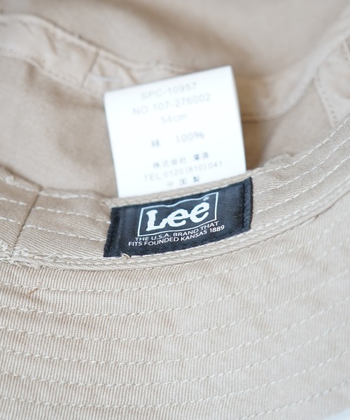Lee（リー）の「Lee / リーバケットコットンツイル / LE COLOR BUCKET COTTON TWILL（ハット・レディース・ブラック/ベージュ/グリーン/ブルー/ライトパープル/イエロー・58cm）」の11枚目の写真