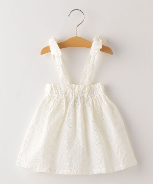 tocoto vintage:Sleeveless swiss embroidered blouse(100～120cm)