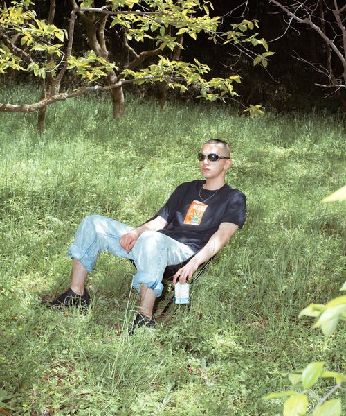 HUF(ハフ)の「JUNK FOOD WEEDIE S/S TEE HUF ハフ Tシャツ(Tシャツ/カットソー・メンズ・ブラック/ホワイト・S/M/L/XL/XXL)」の5枚目の写真