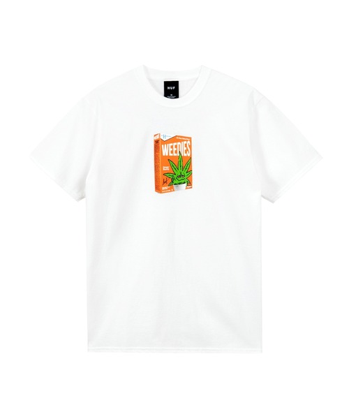 HUF(ハフ)の「JUNK FOOD WEEDIE S/S TEE HUF ハフ Tシャツ(Tシャツ/カットソー・メンズ・ブラック/ホワイト・S/M/L/XL/XXL)」の13枚目の写真