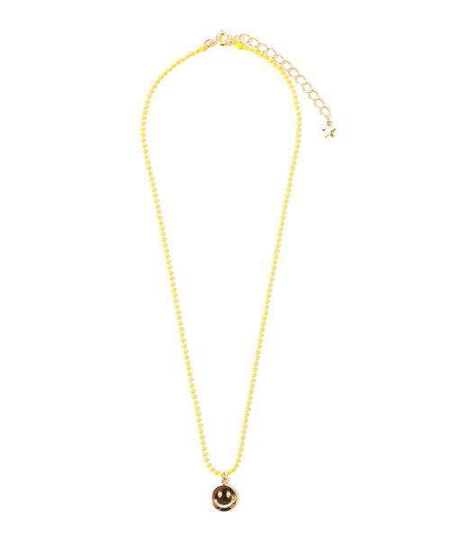 Ray BEAMS(レイビームス)の「Ray BEAMS / カラーボール チェーン ネックレス(ネックレス・レディース・ライトブルー/ピンク/イエロー/グリーン・ONE SIZE)」の9枚目の写真