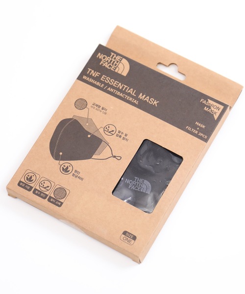 THE NORTH FACE（ザノースフェイス）の「THE NORTH FACE / フィルター付き ファッションマスク TNF ESSENTIAL MASK（マスク・メンズ・ブラック・FREE）」の2枚目の写真