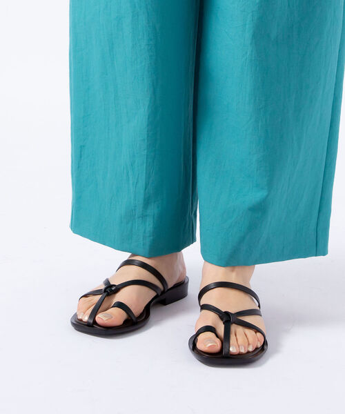 MAURO de BARI（マウロディバリ）の「【MAURO de BARI /マウロ デ バリ】ミックスラインサンダル（サンダル・レディース・ブラック/ゴールド・36/37/38）」の9枚目の写真