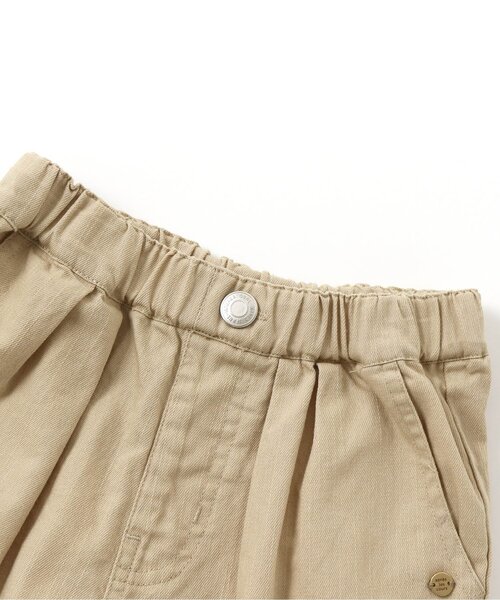 apres les cours（アプレレクール）の「/タックテーパードパンツ 7分丈（その他パンツ・キッズ・ベージュ/インディゴブルー・90/130/80/100/120/110/140）」の9枚目の写真