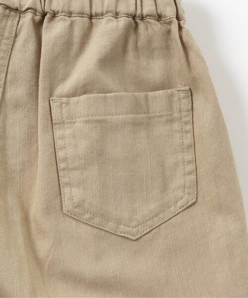 apres les cours（アプレレクール）の「/タックテーパードパンツ 7分丈（その他パンツ・キッズ・ベージュ/インディゴブルー・90/130/80/100/120/110/140）」の6枚目の写真