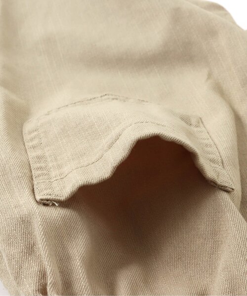 apres les cours（アプレレクール）の「/タックテーパードパンツ 7分丈（その他パンツ・キッズ・ベージュ/インディゴブルー・90/130/80/100/120/110/140）」の5枚目の写真