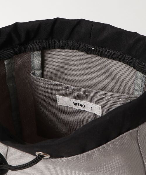 WEGO（ウィゴー）の「WEGO/ロゴ巾着ミニショルダー（ショルダーバッグ・メンズ・イエロー/その他3/ダークグリーン/オレンジ/キナリ/その他1/その他2/ダークグレー/ブラック・FREE）」の12枚目の写真