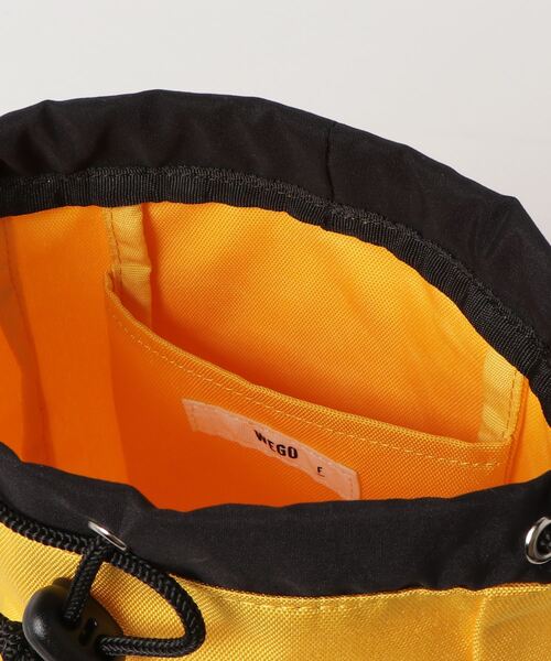 WEGO（ウィゴー）の「WEGO/ロゴ巾着ミニショルダー（ショルダーバッグ・メンズ・イエロー/その他3/ダークグリーン/オレンジ/キナリ/その他1/その他2/ダークグレー/ブラック・FREE）」の15枚目の写真