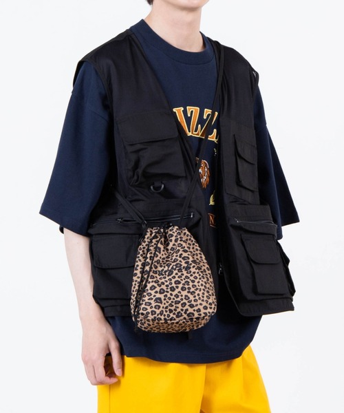 WEGO（ウィゴー）の「WEGO/ロゴ巾着ミニショルダー（ショルダーバッグ・メンズ・イエロー/その他3/ダークグリーン/オレンジ/キナリ/その他1/その他2/ダークグレー/ブラック・FREE）」の8枚目の写真