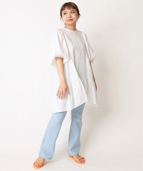 U by SPICK&SPAN(ユーバイスピックアンドスパン)の「≪追加≫ハイウエストフレアデニム3◆(デニムパンツ・レディース・サックスブルー/ブルー/ブラック・34/36/38)」の17枚目の写真