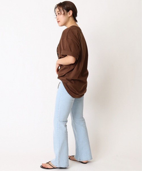 U by SPICK&SPAN(ユーバイスピックアンドスパン)の「≪追加≫ハイウエストフレアデニム3◆(デニムパンツ・レディース・サックスブルー/ブルー/ブラック・34/36/38)」の5枚目の写真